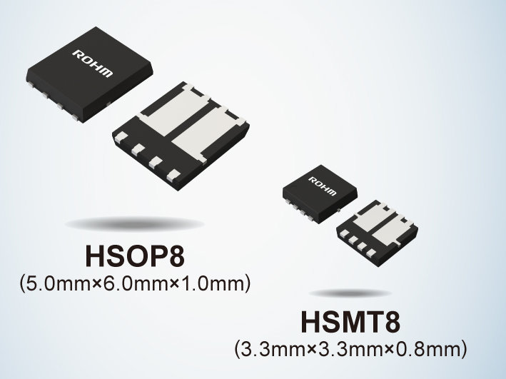 ROHM erweitert 100-V-Dual-MOSFET-Serie mit niedrigem Einschaltwiderstand um fünf Modelle